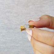 Springy Heart Diamond Ring [18K Gold]
