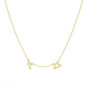 Helena Zodiac Necklace [14 Karat Gold]