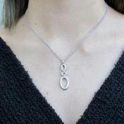 Cairn Path Necklace [18K White Gold]