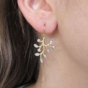 Olive Branch Earrings [14K Gold]