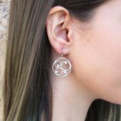 Circles of Harmony Earrings [18K White Gold]