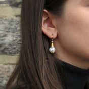 Perfect Pearl Earrings [18K Gold]