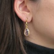 Rose De France Drop Earrings [18K Gold]