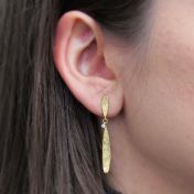 Enchanted Leaf Earrings [18K Gold] 