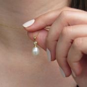 Ever Seeing Pearl Necklace [18K Gold]