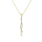 Crossing Paths Necklace [14K Gold]