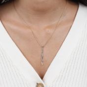 Crossing Paths Necklace [14K Gold]