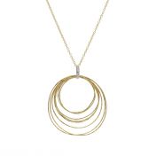 Golden Circle Necklace [18K Gold]