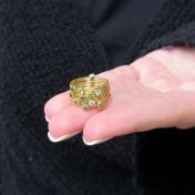 Green Tourmaline Bundle Ring [18K Gold]