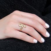 Sparkling Branches Ring [14K Gold]