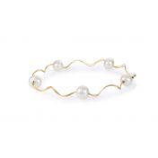 Ribbons and Pearls Bracelet [18K Gold]