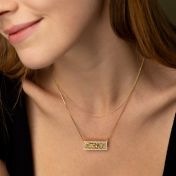 Beloved Spot Silhouette Map Necklace [18K Gold Vermeil]