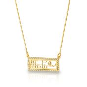 Beloved Spot Map Necklace [18K Gold Vermeil]