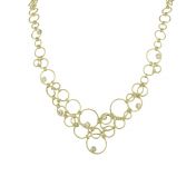Rounds and Rings Necklace [18K Gold]