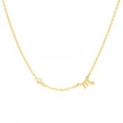 Helena Diamond Zodiac Necklace [18K Gold Vermeil]