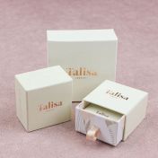 Precious Spot Engraved Map Necklace with Nano Bible [14 Karat Gold]