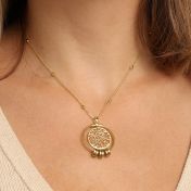 Mother's Love Map Name Necklace [18K Gold Vermeil]