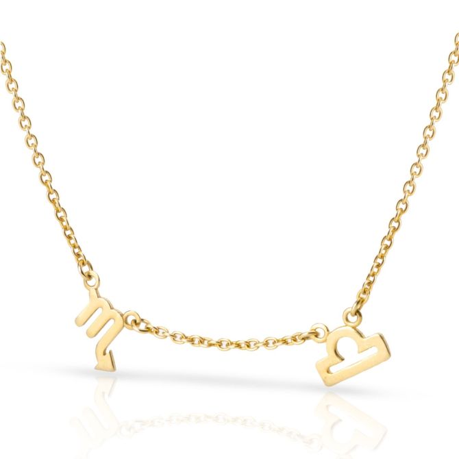 Helena Zodiac Necklace [14 Karat Gold]