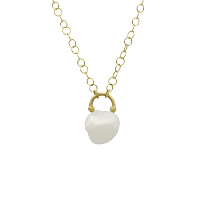 A Handle on Things Pearl Necklace [18K Gold]