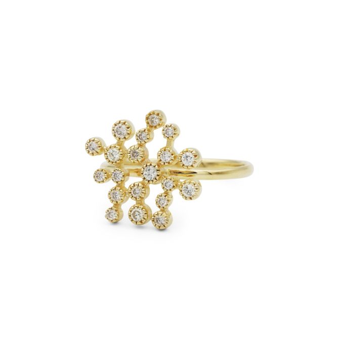 Sparks of the Soul Diamond Ring [14K Gold]