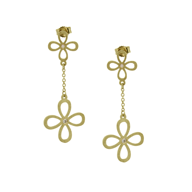 Windflower Earrings [18K Gold]