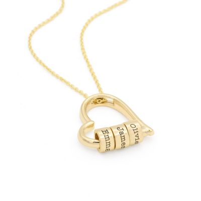 Delicate Ties of the Heart Name Necklace [14 Karat Gold]