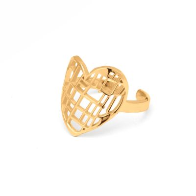Ties of Heart Map Ring [18K Gold Vermeil]