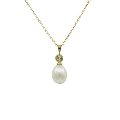 Ever Seeing Pearl Necklace [18K Gold]