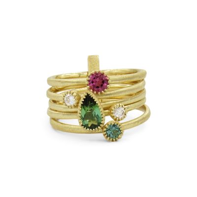 Assorted Bundle Ring [18K Gold]