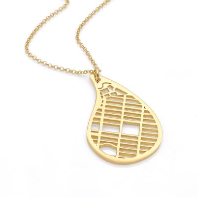 Threads Of Life Map Necklace [18K Gold Vermeil]
