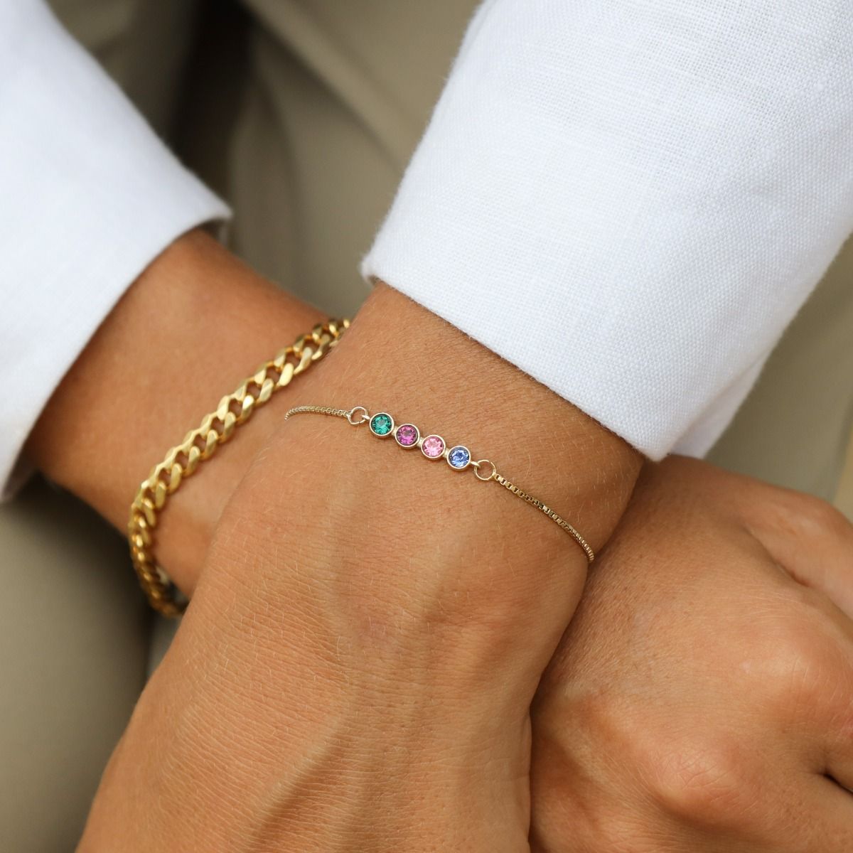 Talisa birthstone bracelet clearance