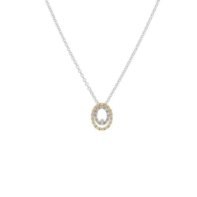 Solar Necklace [18K White Gold]