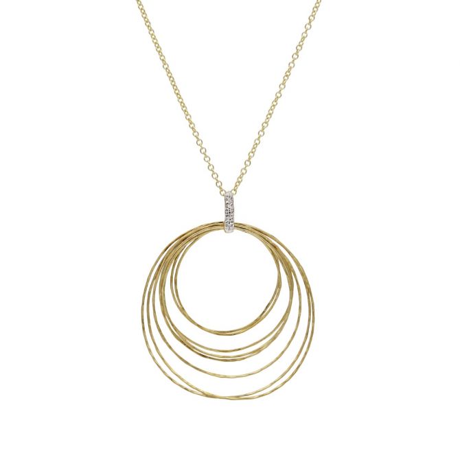 Golden Circle Necklace [18K Gold]