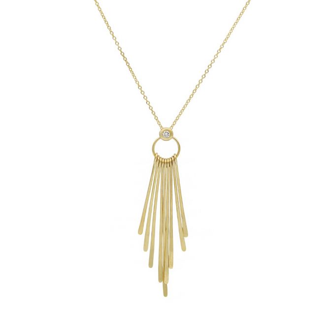 Splendid Streamer Necklace [18K Gold]