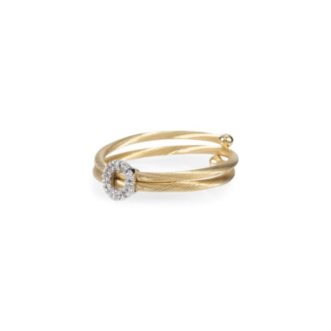 Springy Diamond Ring [18K Gold]