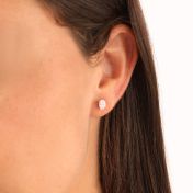 Oval Diamond Stud Earrings - 1.1 ct [14 Karat Gold]