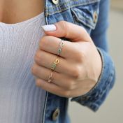 Ties of The Heart Birthstone Ring [10 Karat Gold]