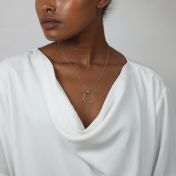 Spheres of Love Diamond Necklace in solid gold [14K Gold]