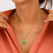 Anna Double Layer Necklace [18K Gold Vermeil] - with Charms