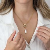 Anna Double Layer Necklace [18K Gold Vermeil] - with Charms