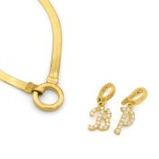 Arya Herringbone Necklace [18K Gold Vermeil] - with Initials