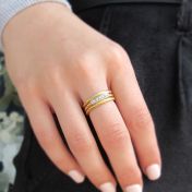 Springy Aurous Stability Ring [18K Gold]