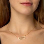 Beloved Spot Map Necklace [14 Karat Gold]