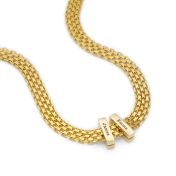 Enchanted Bars Milanese Chain Necklace [18K Gold Vermeil]