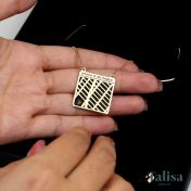 Enchanted Map Statement Silhouette Necklace [18K Gold Vermeil]