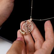 Mother's Love Map Name Necklace [18K Gold Vermeil]