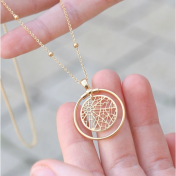 Mother's Love Map Necklace [18K Gold Vermeil]