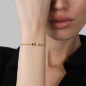 Talisa Stars Birthstone Bracelet [10K Gold]