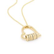 Delicate Ties of the Heart Name Necklace [14 Karat Gold]