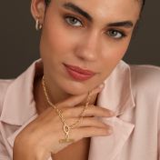 Destiny T Bar Name Necklace [18K Gold Vermeil]